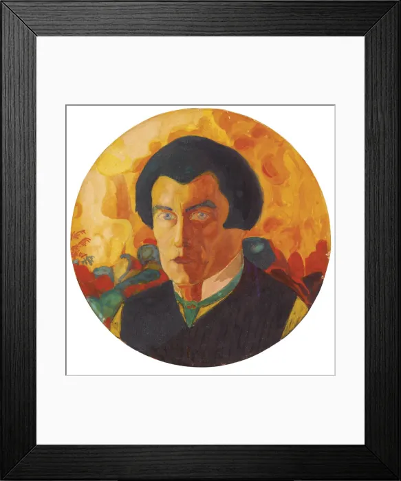 Framed Print : Self-Portrait, 1908-1910. Artist: Malevich, Kasimir Severinovich (1878-1935) Framed Print : Self-Portrait, 1908-1910. Artist: Malevich, Kasimir Severinovich (1878-1935)