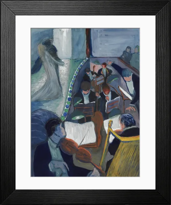 Framed Print : In the theatre I, 1906-1907. Artist: Verefkin, Marianne, von (1860-1938) Framed Print : In the theatre I, 1906-1907. Artist: Verefkin, Marianne, von (1860-1938)