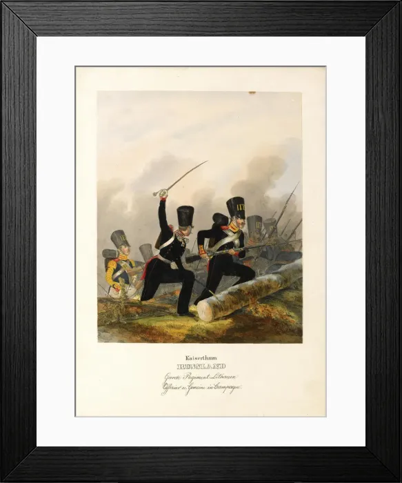 Framed Print : The Lithuanian Lifeguard Regiment, c. 1838. Artist: Eckert, Heinrich Ambros (1807-1840) Framed Print : The Lithuanian Lifeguard Regiment, c. 1838. Artist: Eckert, Heinrich Ambros (1807-1840)
