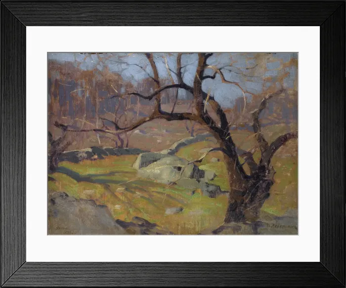 Framed Print : View Near Yalta, 1886. Artist: Levitan, Isaak Ilyich (1860-1900)