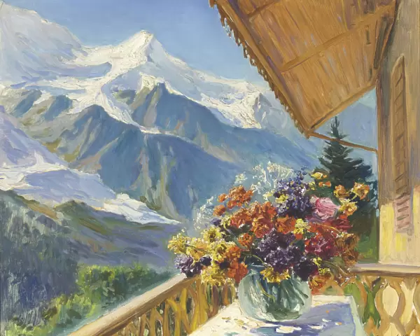Mont Blanc. Artist: Veshchilov, Konstantin Alexandrovich (1878-1945)