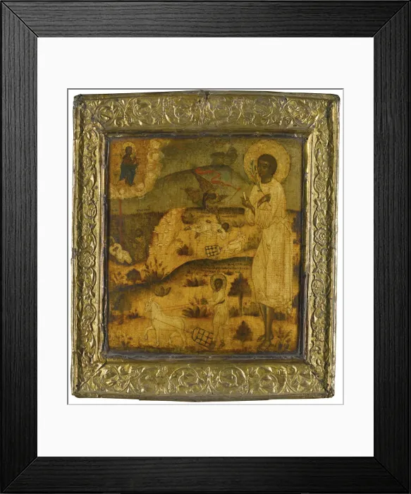 Framed Print : Saint Artemius of Verkola, Second Half of the 17th century. Artist: Russian icon Framed Print : Saint Artemius of Verkola, Second Half of the 17th century. Artist: Russian icon