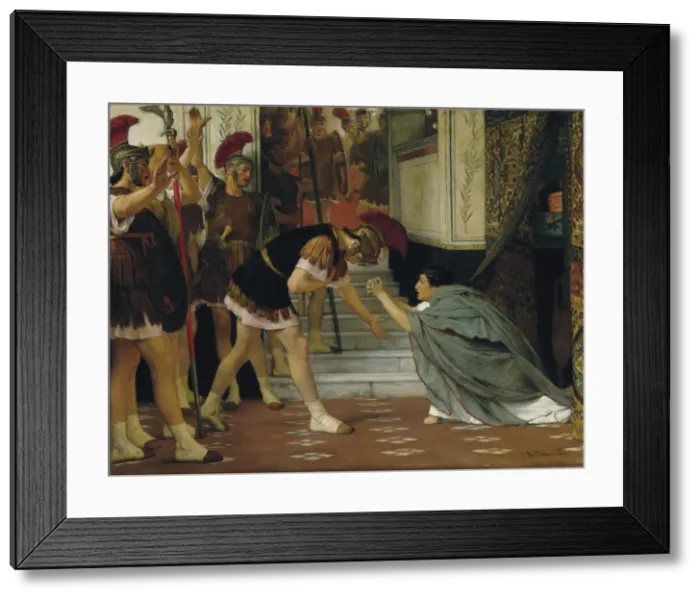 Framed Print : Proclaiming Claudius Emperor, 1867. Artist: Alma-Tadema, Sir Lawrence (1836-1912) Framed Print : Proclaiming Claudius Emperor, 1867. Artist: Alma-Tadema, Sir Lawrence (1836-1912)
