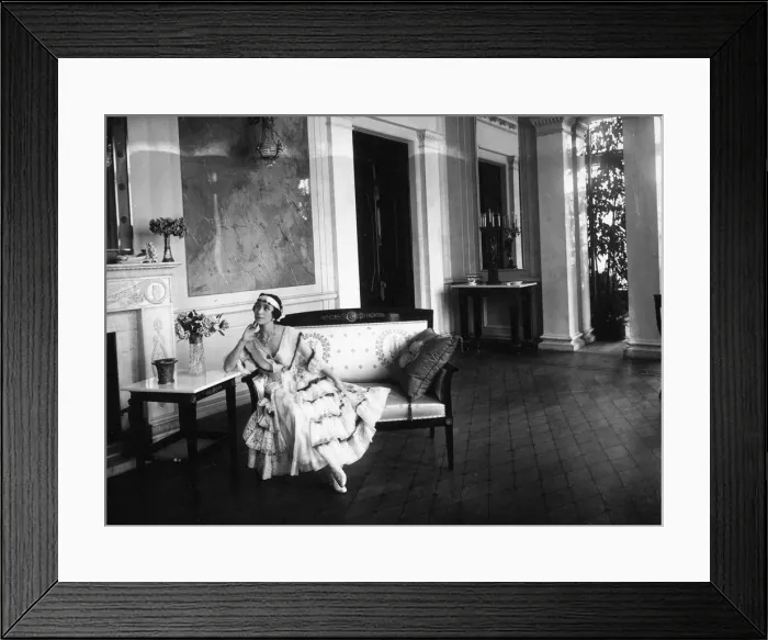 Framed Print : Mathilde Kschessinska (1872-1971), 1916. Artist: Bulla, Karl Karlovich (1853-1929) Framed Print : Mathilde Kschessinska (1872-1971), 1916. Artist: Bulla, Karl Karlovich (1853-1929)