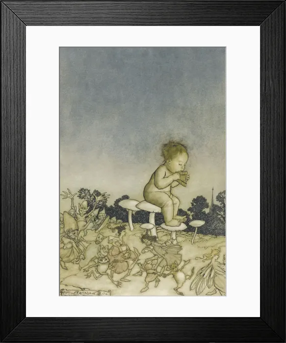 Framed Print : Peter Pan, 1906. Artist: Rackham, Arthur (1867-1939) Framed Print : Peter Pan, 1906. Artist: Rackham, Arthur (1867-1939)