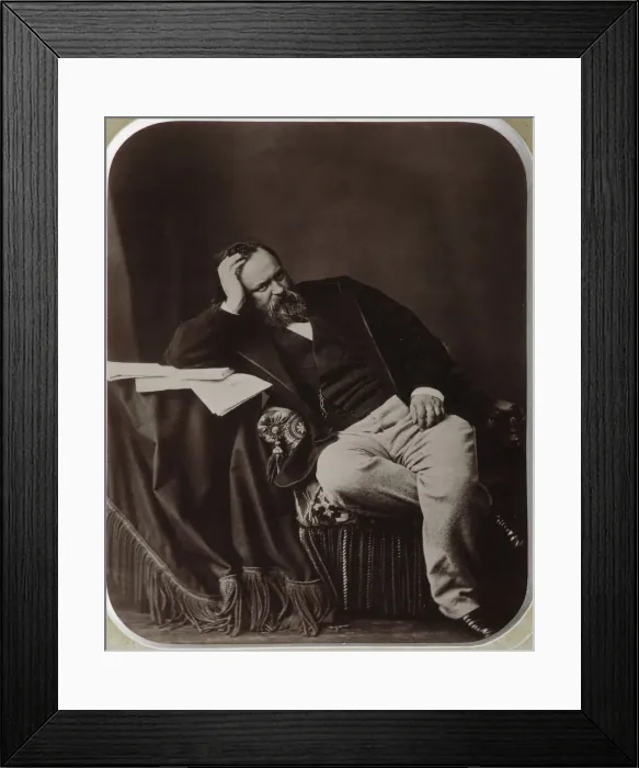 Framed Print : Portrait of Aleksandr Ivanovich Herzen (1812-1870), 1861. Artist: Levitsky, Sergei Lvovich (1819-1898) Framed Print : Portrait of Aleksandr Ivanovich Herzen (1812-1870), 1861. Artist: Levitsky, Sergei Lvovich (1819-1898)