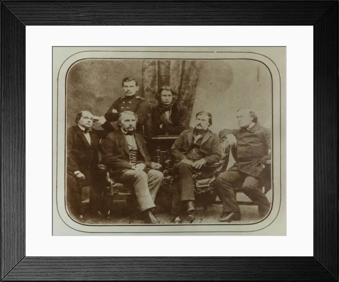 Framed Print : Sovremennik: Ivan Goncharov, Ivan Turgenev, Leo Tolstoy, Dmitri Grigorovich, Alexander Druzhinin and Artist: Levitsky, Sergei Lvovich (1819-1898) Framed Print : Sovremennik: Ivan Goncharov, Ivan Turgenev, Leo Tolstoy, Dmitri Grigorovich, Alexander Druzhinin and Artist: Levitsky, Sergei Lvovich (1819-1898)