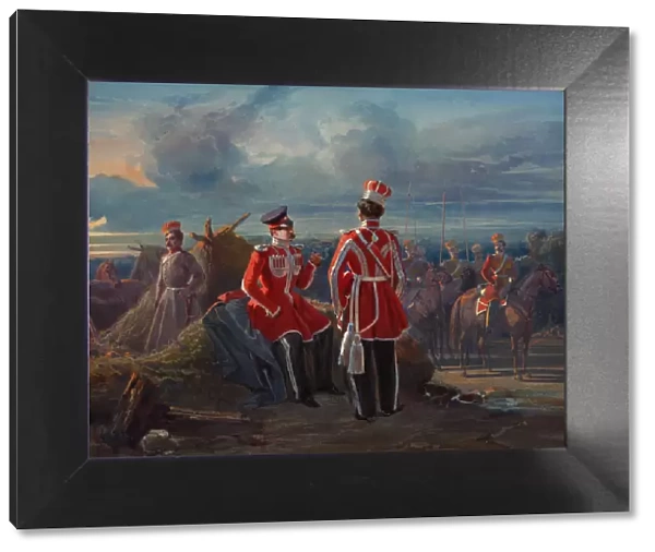 The Crimean Tatar Life Guard Squadron, c. 1850. Artist: Ladurner, Adolphe (1798-1856)