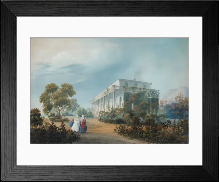 Framed Print : Naryshkins Estate in Miskhor, 1842. Artist: Bossoli, Carlo (1815-1884) Framed Print : Naryshkins Estate in Miskhor, 1842. Artist: Bossoli, Carlo (1815-1884)