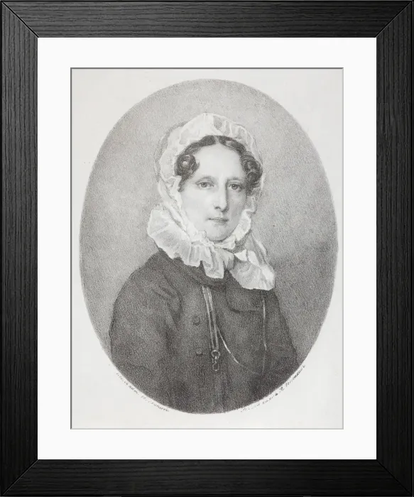 Framed Print : Portrait of Countess Anna Sergeievna Golitsyna, nee Vsevolzhskaya (1779-1837), 1820s. Artist: Pogonkin, Vladimir Ivanovich (1793-after 1847) Framed Print : Portrait of Countess Anna Sergeievna Golitsyna, nee Vsevolzhskaya (1779-1837), 1820s. Artist: Pogonkin, Vladimir Ivanovich (1793-after 1847)