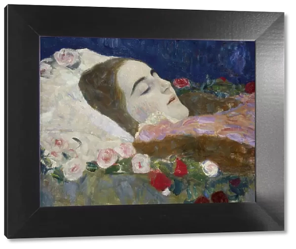 Ria Munk on her Deathbed, 1912. Artist: Klimt, Gustav (1862-1918)