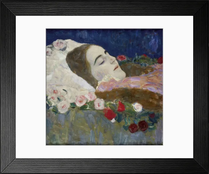 Framed Print : Ria Munk on her Deathbed, 1912. Artist: Klimt, Gustav (1862-1918) Framed Print : Ria Munk on her Deathbed, 1912. Artist: Klimt, Gustav (1862-1918)