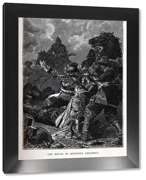 The Death of Gustavus Adolphus, 1882. Artist: Brend amour, Richard (1831-1915)