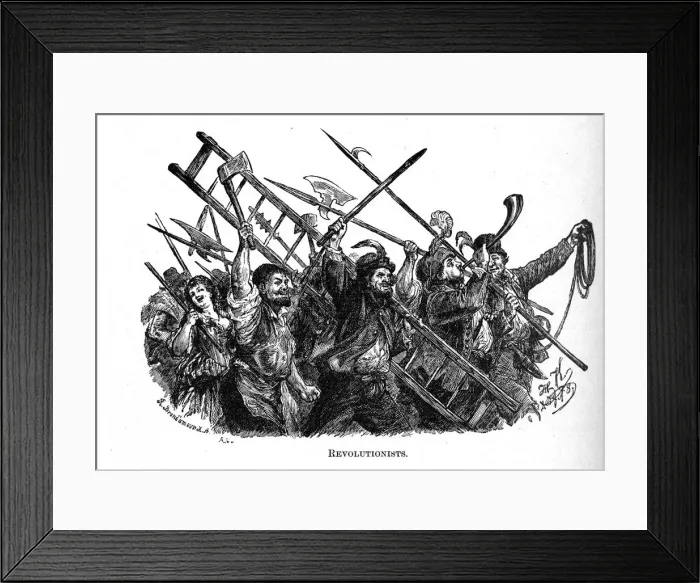 Framed Print : Revolutionists, 1882. Artist: Brend amour, Richard (1831-1915) Framed Print : Revolutionists, 1882. Artist: Brend amour, Richard (1831-1915)