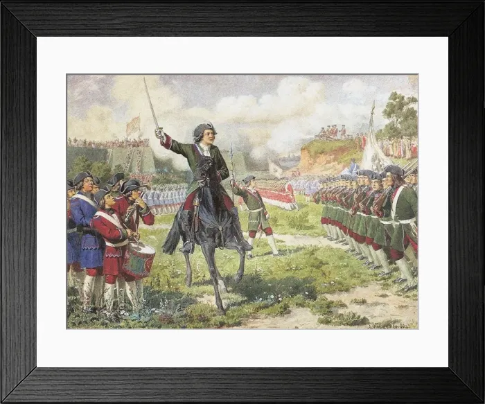 Framed Print : Military exercise of the Fun forces of Peter I near Kozukhovo, 1880. Artist: Kivshenko, Alexei Danilovich (1851-1895) Framed Print : Military exercise of the Fun forces of Peter I near Kozukhovo, 1880. Artist: Kivshenko, Alexei Danilovich (1851-1895)