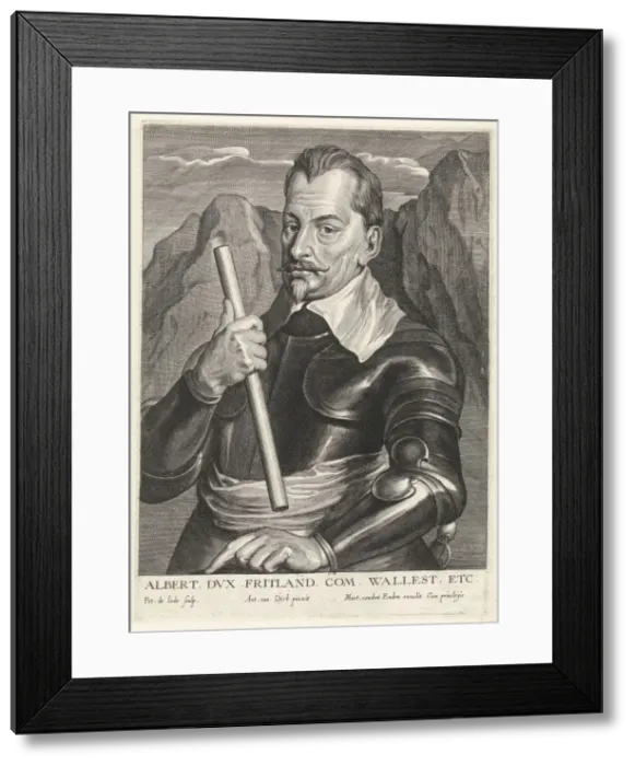 Framed Print : Albrecht von Wallenstein (1583-1634), c. 1630. Artist: Jode, Pieter I, de (1570-1634) Framed Print : Albrecht von Wallenstein (1583-1634), c. 1630. Artist: Jode, Pieter I, de (1570-1634)