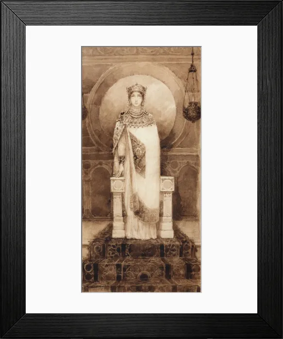 Framed Print : Saint Helena, 1890s. Artist: Vasnetsov, Viktor Mikhaylovich (1848-1926) Framed Print : Saint Helena, 1890s. Artist: Vasnetsov, Viktor Mikhaylovich (1848-1926)