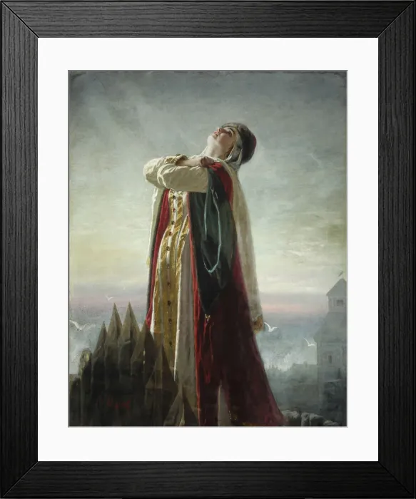 Framed Print : Yaroslavnas Lament, 1880. Artist: Perov, Vasili Grigoryevich (1834-1882) Framed Print : Yaroslavnas Lament, 1880. Artist: Perov, Vasili Grigoryevich (1834-1882)