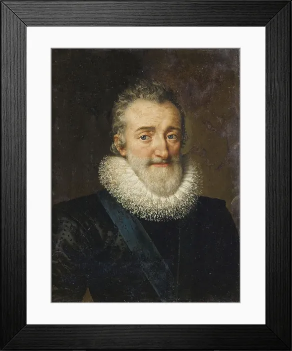 Framed Print : King Henry IV of France, 1610. Artist: Pourbus, Frans, the Younger (1569-1622) Framed Print : King Henry IV of France, 1610. Artist: Pourbus, Frans, the Younger (1569-1622)