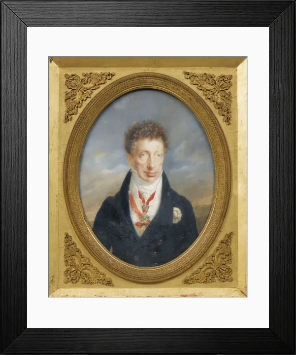 Framed Print : Archduke Charles of Austria (1771-1847), Duke of Teschen, c. 1823. Artist: Lieder, Friedrich Johan Gottlieb (1780-1859) Framed Print : Archduke Charles of Austria (1771-1847), Duke of Teschen, c. 1823. Artist: Lieder, Friedrich Johan Gottlieb (1780-1859)