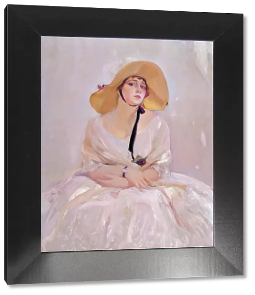 Portrait of Raquel Meller (1888-1962), 1919. Artist: Sorolla y Bastida, Joaquin (1863-1923)