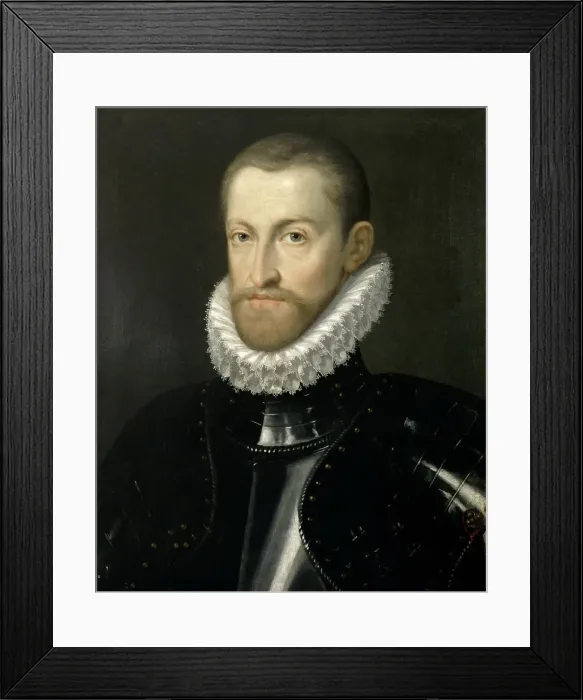 Framed Print : Portrait of Rudolf II of Austria (1552?1612), Holy Roman Emperor, ca 1578. Artist: Rota, Martino (c. 1520-1583) Framed Print : Portrait of Rudolf II of Austria (1552?1612), Holy Roman Emperor, ca 1578. Artist: Rota, Martino (c. 1520-1583)