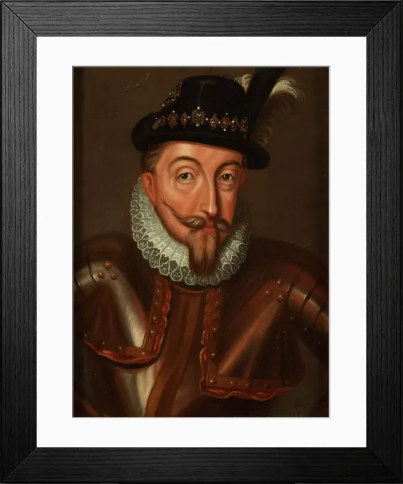 Framed Print : Portrait of Sigismund III Vasa, King of Poland (1566-1632). Artist: Pasch, Ulrika Fredrika (1735-1796) Framed Print : Portrait of Sigismund III Vasa, King of Poland (1566-1632). Artist: Pasch, Ulrika Fredrika (1735-1796)