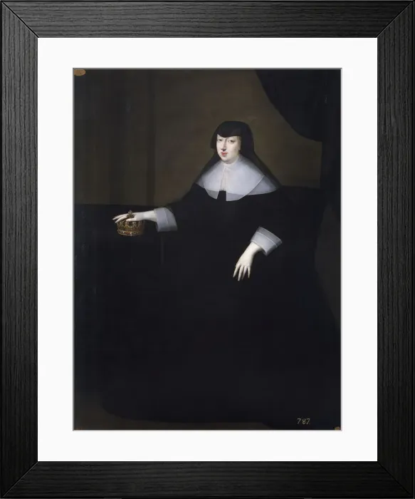 Framed Print : Anne of Austria (1601-1666), 17th century. Artist: Anonymous Framed Print : Anne of Austria (1601-1666), 17th century. Artist: Anonymous