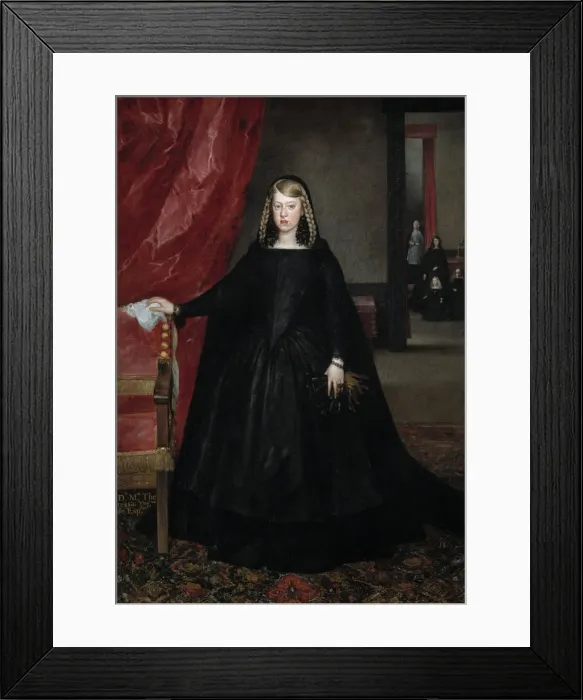 Framed Print : Portrait of the Infanta Margaret Theresa (1651-1673), ca. 1665-1667. Artist: Martinez del Mazo, Juan Bautista (1605-1667) Framed Print : Portrait of the Infanta Margaret Theresa (1651-1673), ca. 1665-1667. Artist: Martinez del Mazo, Juan Bautista (1605-1667)