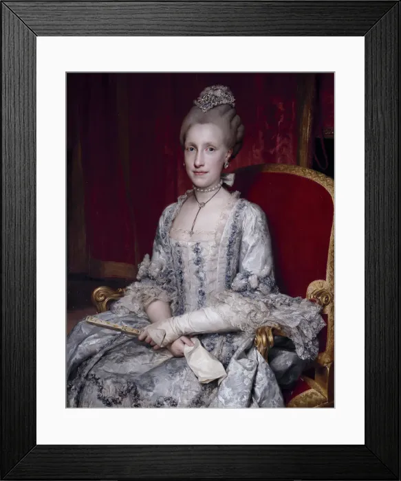 Framed Print : Portrait of Infanta Maria Luisa of Spain (1745-1792), Holy Roman Empress, 1770. Artist: Mengs, Anton Raphael (1728-1779) Framed Print : Portrait of Infanta Maria Luisa of Spain (1745-1792), Holy Roman Empress, 1770. Artist: Mengs, Anton Raphael (1728-1779)