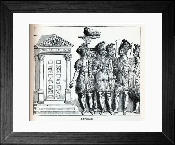 Framed Print : Praetorians, 1882. Artist: Anonymous Framed Print : Praetorians, 1882. Artist: Anonymous