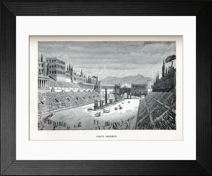 Framed Print : Circus Maximus, 1882. Artist: Anonymous Framed Print : Circus Maximus, 1882. Artist: Anonymous