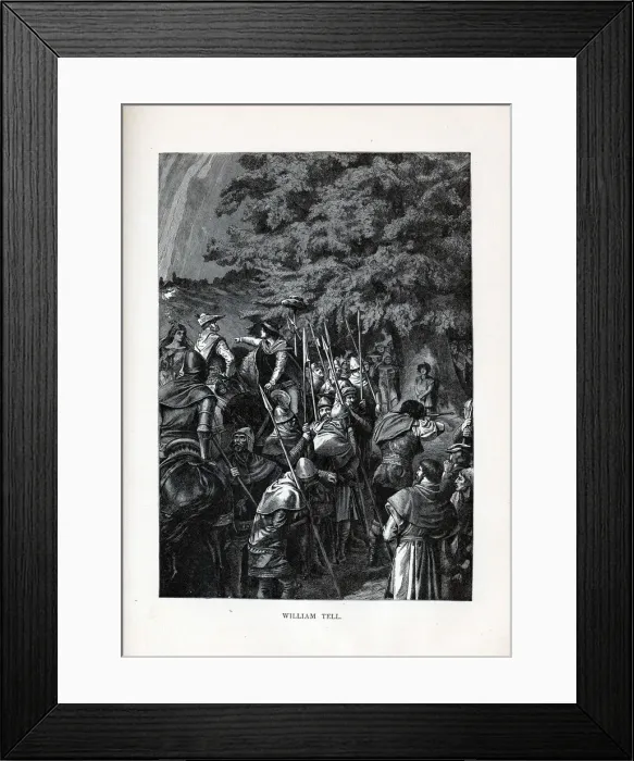 Framed Print : William Tell, 1882. Artist: Anonymous Framed Print : William Tell, 1882. Artist: Anonymous