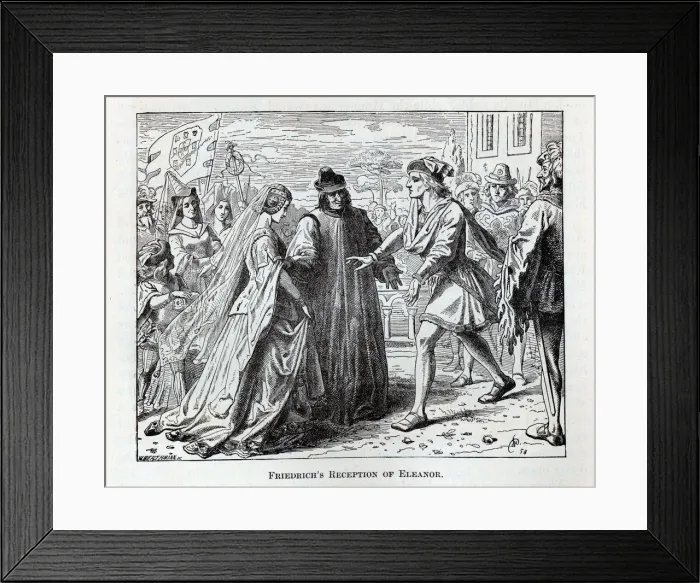 Framed Print : Friedrichs Reception of Eleanor, 1882. Artist: Werthmann, Wilhelm (active 1854-1885) Framed Print : Friedrichs Reception of Eleanor, 1882. Artist: Werthmann, Wilhelm (active 1854-1885)