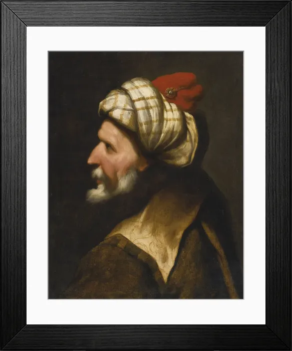 Framed Print : Hayreddin Barbarossa. Artist: Pietro della Vecchia (1603-1678) Framed Print : Hayreddin Barbarossa. Artist: Pietro della Vecchia (1603-1678)