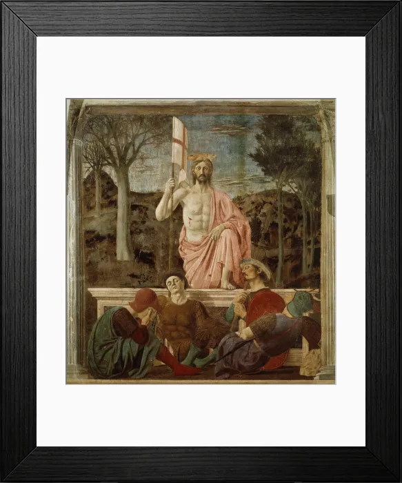 Framed Print : The Resurrection, ca 1460. Artist: Piero della Francesca (ca 1415-1492) Framed Print : The Resurrection, ca 1460. Artist: Piero della Francesca (ca 1415-1492)