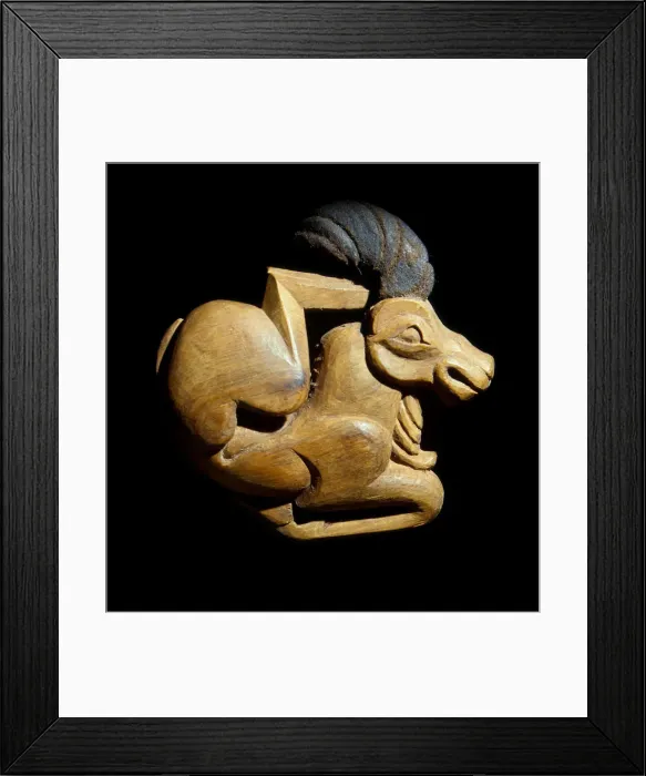 Framed Print : Ibex. Bridle Plaque, 5th-4th century BC. Artist: Ancient Altaian, Pazyryk Burial Mounds Framed Print : Ibex. Bridle Plaque, 5th-4th century BC. Artist: Ancient Altaian, Pazyryk Burial Mounds