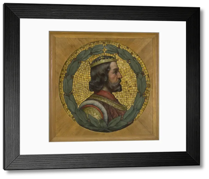 Framed Print : Ottokar II of Bohemia, 1900. Artist: Liebscher, Adolf (1857-1919) Framed Print : Ottokar II of Bohemia, 1900. Artist: Liebscher, Adolf (1857-1919)