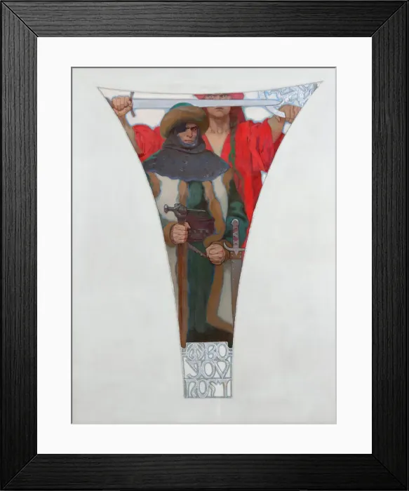 Framed Print : John Zizka, 1911. Artist: Mucha, Alfons Marie (1860-1939) Framed Print : John Zizka, 1911. Artist: Mucha, Alfons Marie (1860-1939)