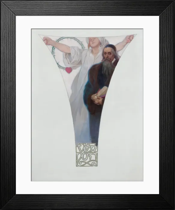 Framed Print : John Amos Comenius, 1911. Artist: Mucha, Alfons Marie (1860-1939) Framed Print : John Amos Comenius, 1911. Artist: Mucha, Alfons Marie (1860-1939)
