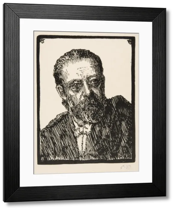 Framed Print : Portrait of Bedrich Smetana (1824-1884). Artist: Bilek, Frantisek (1872-1941) Framed Print : Portrait of Bedrich Smetana (1824-1884). Artist: Bilek, Frantisek (1872-1941)
