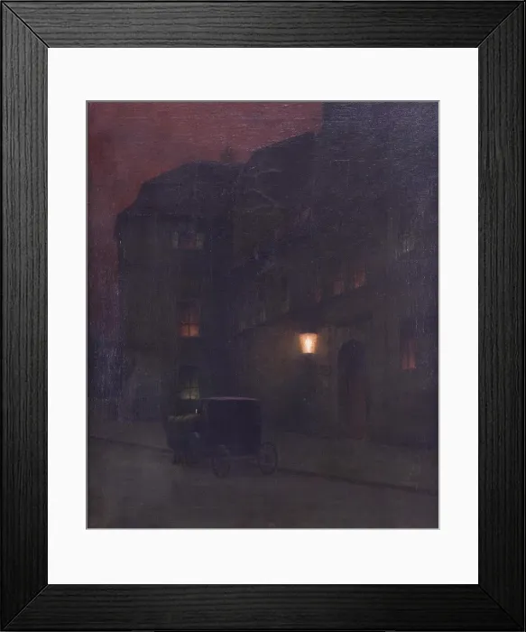Framed Print : The coach, c. 1900. Artist: Schikaneder, Jakub (1855-1924) Framed Print : The coach, c. 1900. Artist: Schikaneder, Jakub (1855-1924)