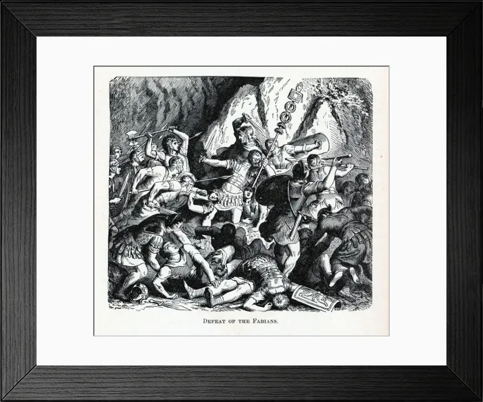 Framed Print : Defeat of the Fabians, 1882. Artist: Anonymous Framed Print : Defeat of the Fabians, 1882. Artist: Anonymous