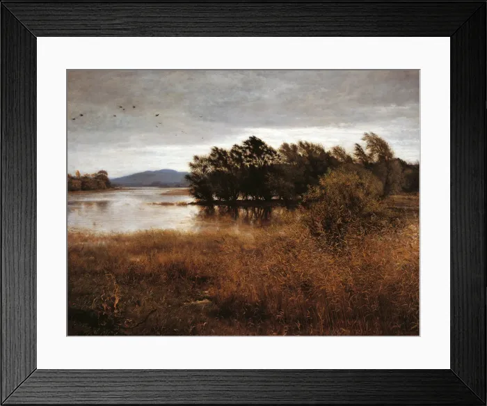 Framed Print : Chill October, 1870. Artist: Millais, John Everett (1829-1896) Framed Print : Chill October, 1870. Artist: Millais, John Everett (1829-1896)