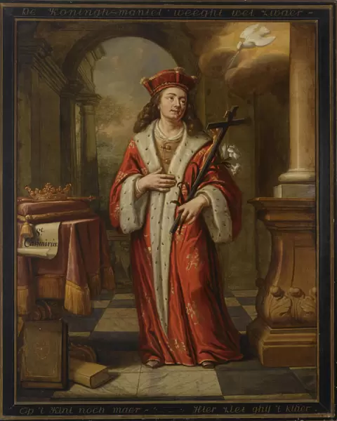Saint Casimir Jagiellon. Artist: Collenius, Herman (1650-1723)