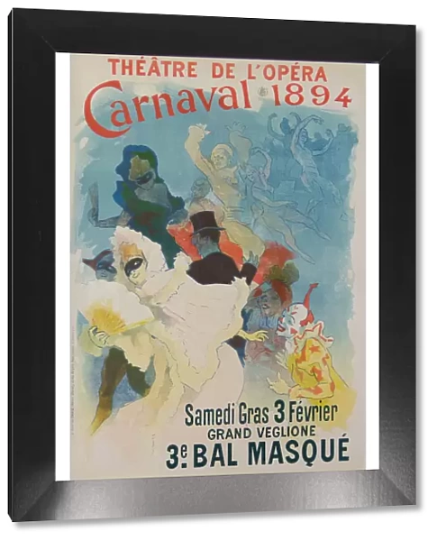 Theatre de l?Opera, Carnaval 1894, 1894. Artist: Cheret, Jules (1836-1932)