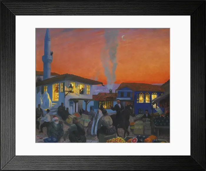 Framed Print : Bakhchisaray, 1917. Artist: Kustodiev, Boris Michaylovich (1878-1927) Framed Print : Bakhchisaray, 1917. Artist: Kustodiev, Boris Michaylovich (1878-1927)