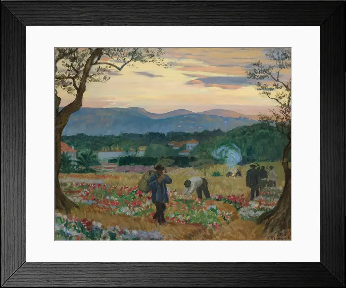 Framed Print : The Harvest Flowers, 1913. Artist: Kustodiev, Boris Michaylovich (1878-1927) Framed Print : The Harvest Flowers, 1913. Artist: Kustodiev, Boris Michaylovich (1878-1927)