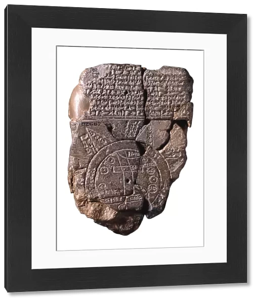 The Babylonian Map of the World, c. 510-c. 500 BC. Artist: Assyrian Art