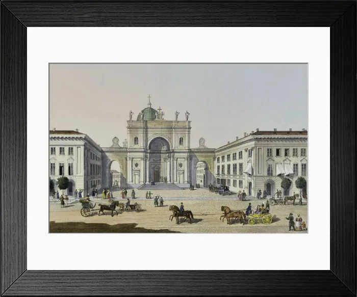 Framed Print : The Catholic Church of St. Catherine in Saint Petersburg, First half of the 19th cent Artist: Beggrov, Karl Petrovich (1799-1875) Framed Print : The Catholic Church of St. Catherine in Saint Petersburg, First half of the 19th cent Artist: Beggrov, Karl Petrovich (1799-1875)